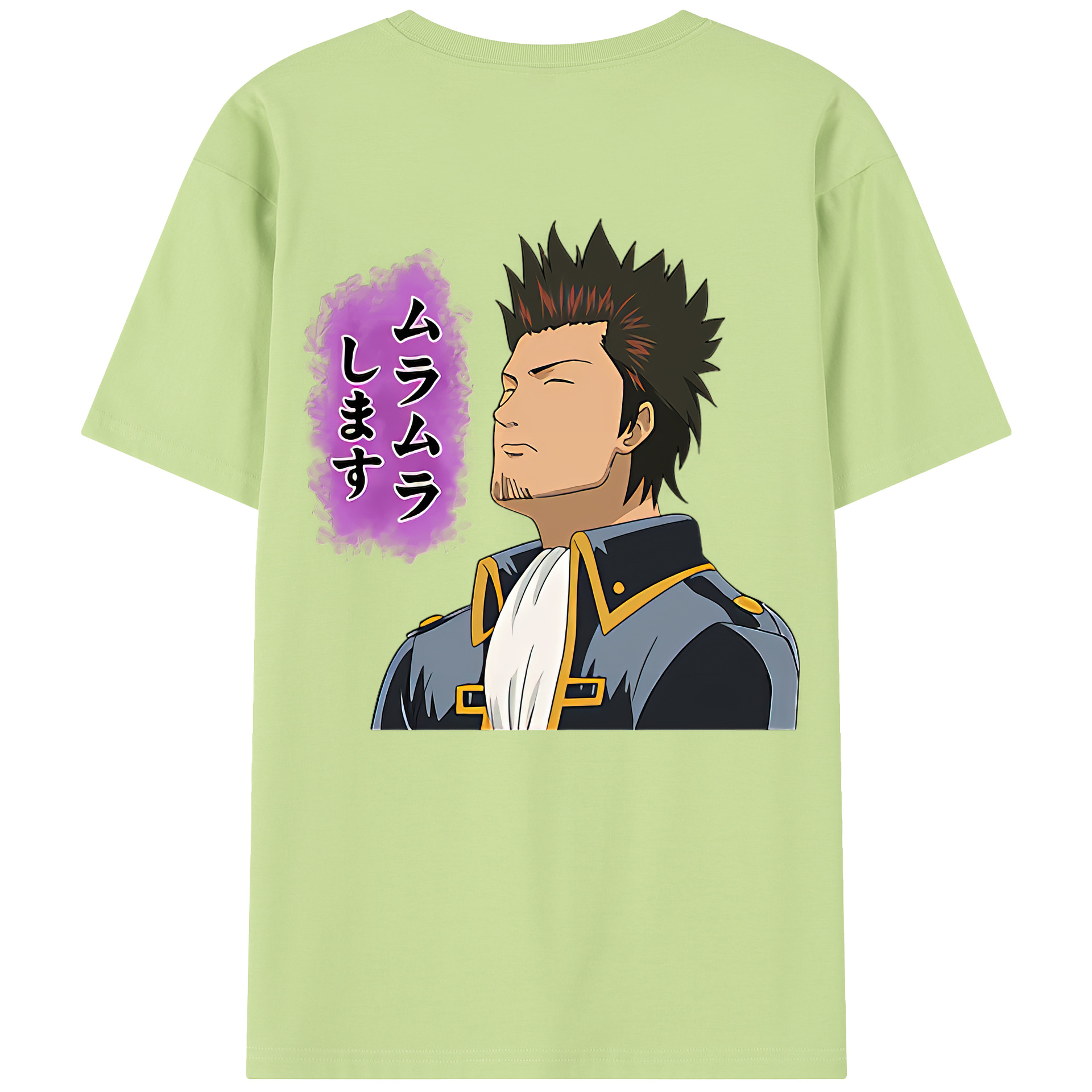 （画像用） ぎんたま 坂田銀時（さかたぎんとき） 神楽 志村新八（しむら しんぱち） GINTAMA Sakata Gintoki Kagura Shimura Shinpachi 綿100％半袖Tシャツ（背面プリント）